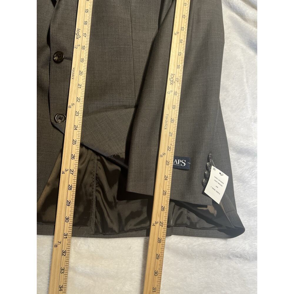 New Chaps Performance 44R Light Brown Nealhead Blazer Jacket Stretch Comfort - Picture 13 of 14